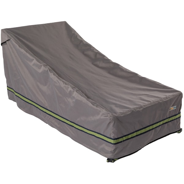 Duck Covers Soteria Grey Patio Chaise Cover, 82"x57" RCE825732 - main