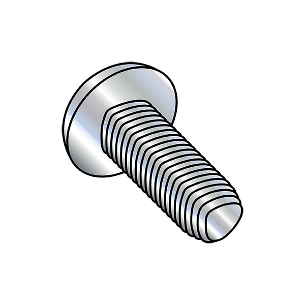 Zoro Select 632 x 3/8 in Phillips Pan Machine Screw, Zinc Plated Steel, 10000 PK 0606RPP Zoro