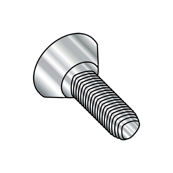 Zoro Select #8-32 x 3/8 in Phillips Flat Machine Screw, Plain Steel, 5000 PK 0806RPU188 - main