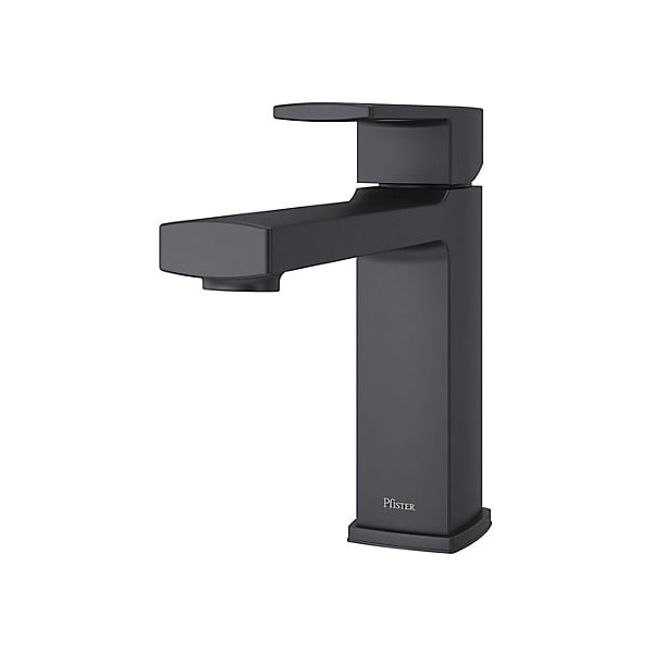 Pfister Single Handle Deckard Single Control, 1 Hole, Roman Tub, Matte Black 1 Hole RT6-1DAB - main