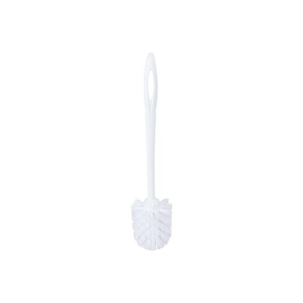Rubbermaid Commercial Toilet Bowl Brush, 141/2", White, PK24 RUB230 Zoro