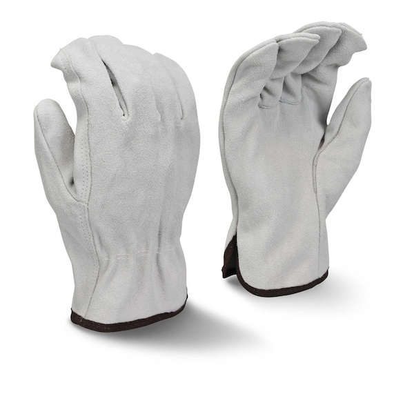 Radians Leather Gloves, Gray, XL, 12 PK RWG4010XL - main