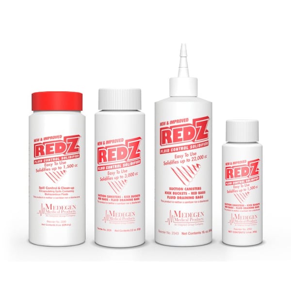 Medegen Medical Products Red Z(R) Solidifier, 8 oz., PK6 2030 - main