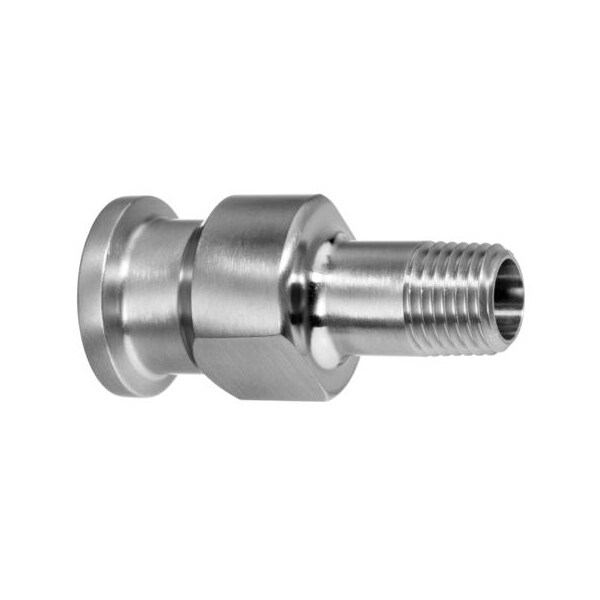 Usa Industrials Sanitary Fitting, 304SS, Male Reducer, 1/2" QC x 1/4" NPT Male ZUSA-STF-QC-222 - main