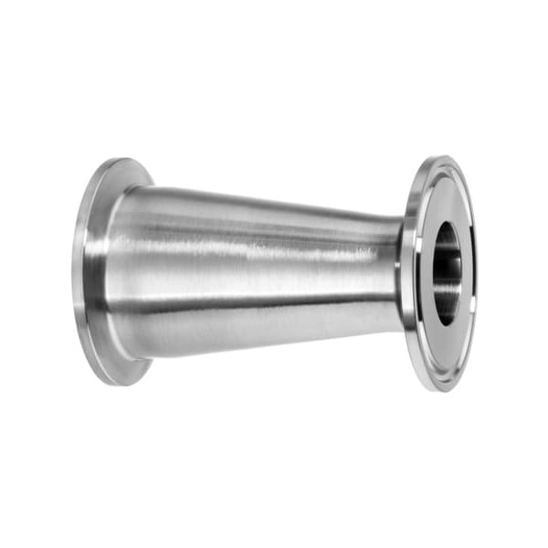 Usa Industrials Sanitary Fitting, Quick-Clamp, 316SS, Reducer, 3/4" x 1/2" ZUSA-STF-QC-380 - main