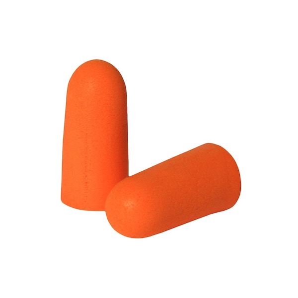 Radians Radians Resistor 32 Disposable Foam Ear Plugs, Bullet Shape, 32 dB, Orange, 1 PR FP70 - main