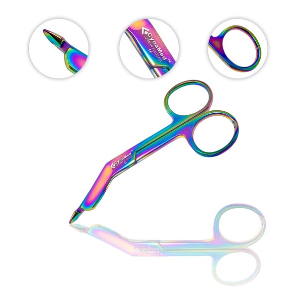 Cynamed Lister Bandage Scissors, 3.5", Titanium CYZR-0043 - main