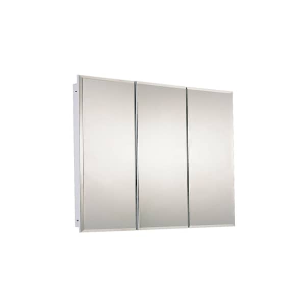 Ketcham 36" x 30" Fully Recessed Beveled Edge TriView Medicine