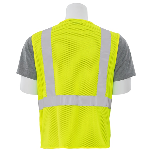 3X-Large ERB 14613 S26 Class 3 Safety Vest with Sleeves Lime 3X-Large ERB 14613 S26 Class 3 Safety Vest with Sleeves Lime