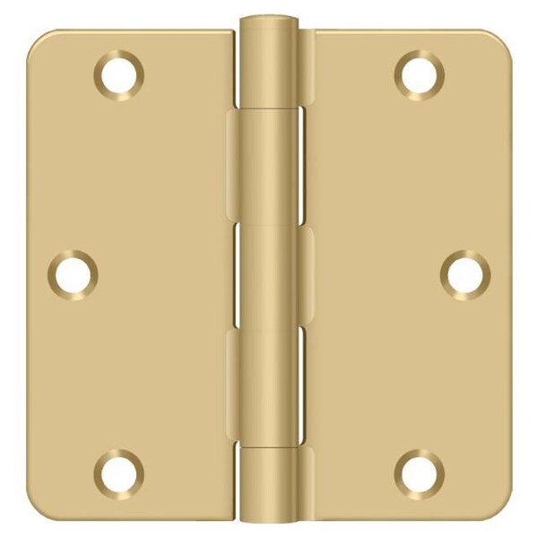 Deltana Satin Brass Door and Butt Hinge S35R4BK4 - main