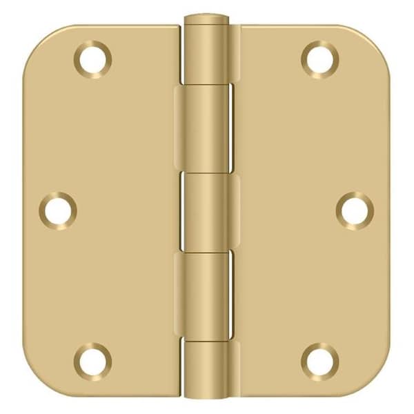 Deltana Satin Brass Door and Butt Hinge S35R54