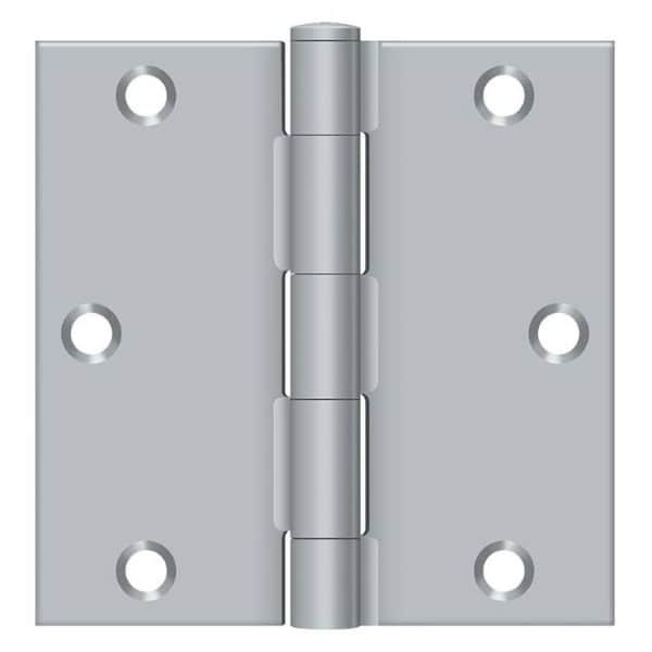 Deltana Satin Chrome Door and Butt Hinge S35U26D-R - main