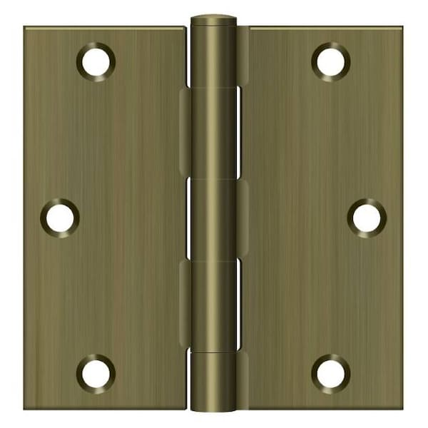 Deltana Antique Brass Door and Butt Hinge S35U5-R