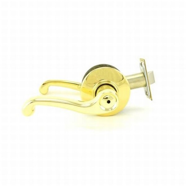 Schlage Commercial Bright Brass Privacy S40FLA605LH S40FLA605LH - main