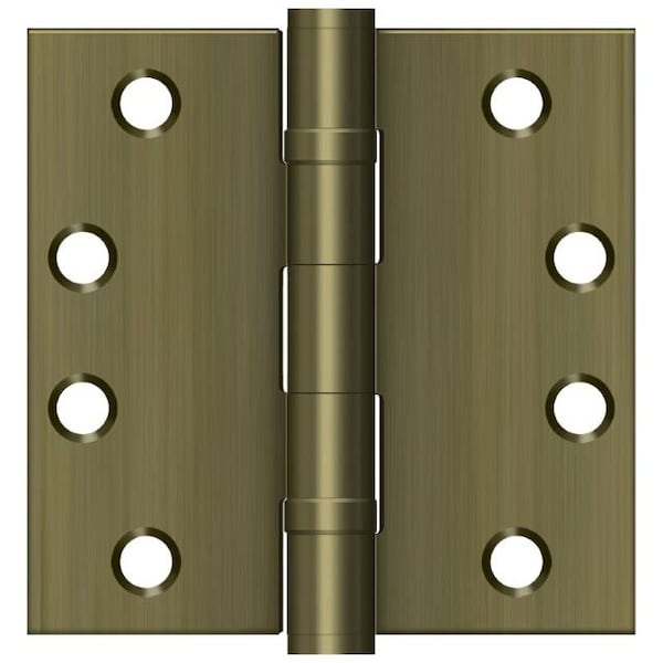 Deltana Antique Brass Door and Butt Hinge S44HDBB5