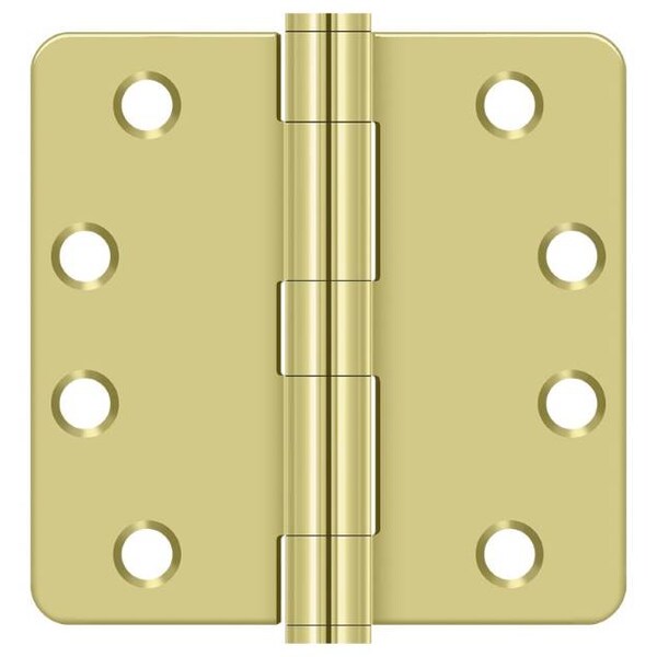 Deltana Bright Brass Door and Butt Hinge S44R4HD3