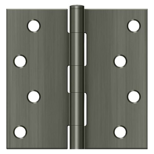 Deltana Antique Nickel Door and Butt Hinge S44U15A-R - main