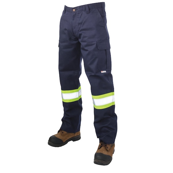 Tough Duck Men Safety Cargo Utility Pant Navy 42x30 S60701 - main