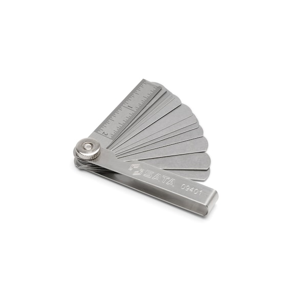 Sata Feeler Gauge Set 0.051.00mm, 14 Pc. ST09401SJ Zoro