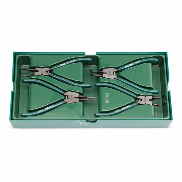 Sata Snap Ring Pliers Tray Set, 4 Pc. ST09911SJ | Zoro