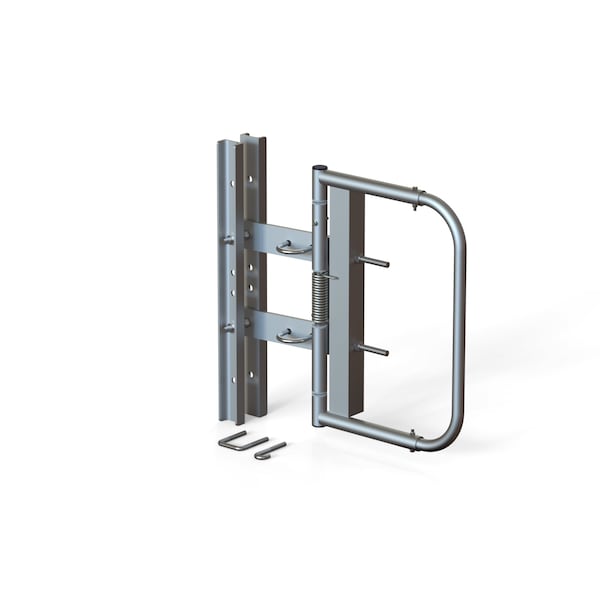 Ega Products Safety Swing Gate, Fits 16"-26" Opening, Self Closing, Finish: Stainless Steel SCG-N-S - main