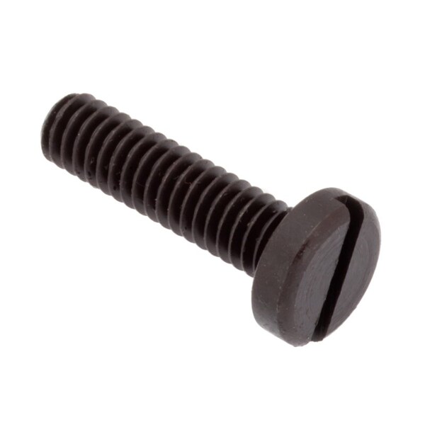 Ampg #8-32 x 5/8 in Slotted Pan Machine Screw, Black Oxide Alloy Steel SCR55036 - main