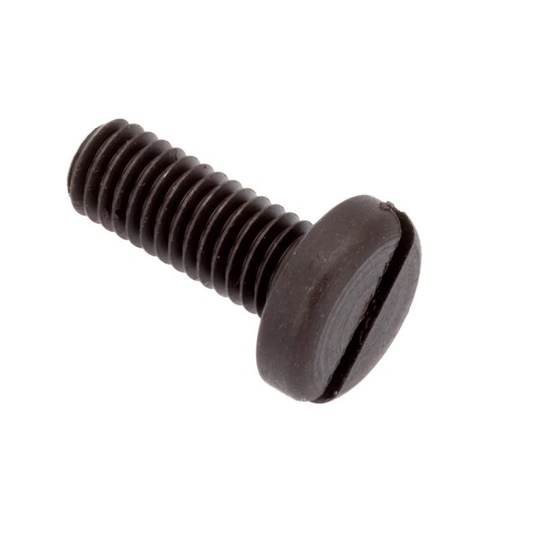 Ampg #10-32 x 1/2 in Slotted Pan Machine Screw, Black Oxide Alloy Steel SCR55070 - main