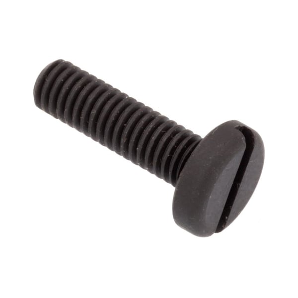 Ampg #10-32 x 5/8 in Slotted Pan Machine Screw, Black Oxide Alloy Steel SCR55072 - main