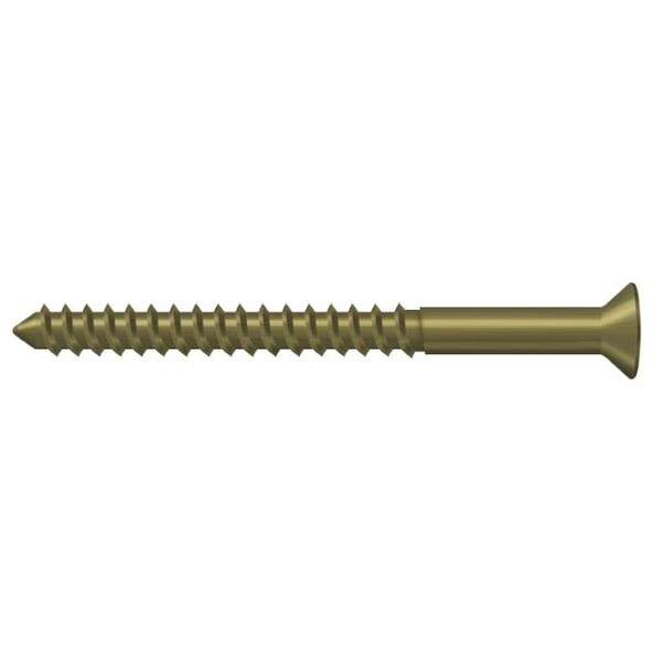 Deltana #10, Wood Screw, Plain Brass SCWB1025U5 - main