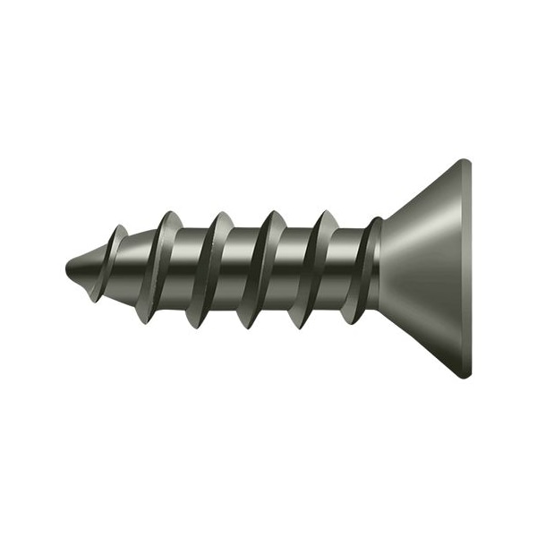 Deltana Wood Screw, Steel, # 12 X 3/4" Antique Nickel SCWS1275U15A
