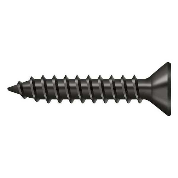 Deltana Wood Screw, St, #9 X 1" Oil Rubbed Bronze SCWS910U10B