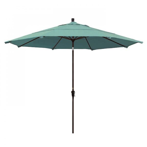 March Patio Umbrella, Octagon, 110.5" H, Sunbrella Fabric, Spectrum Mist SDAU118117-48020-DWV