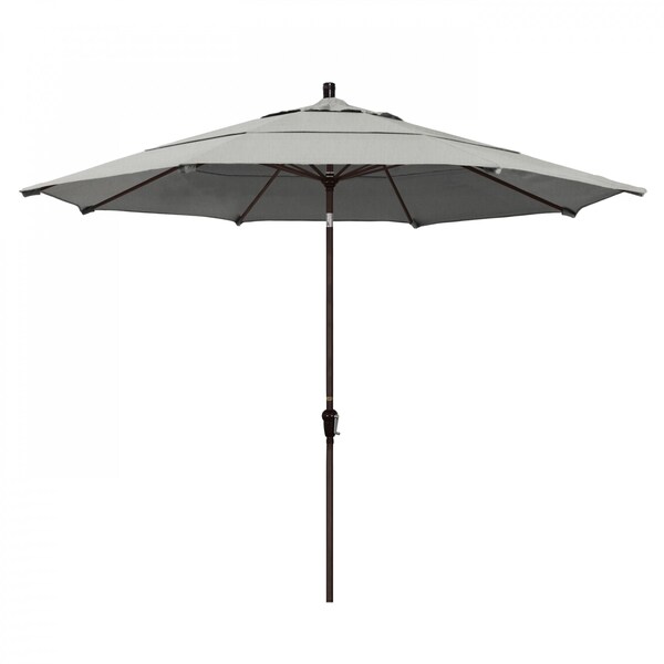 March Patio Umbrella, Octagon, 110.5" H, Sunbrella Fabric, Granite SDAU118117-5402-DWV