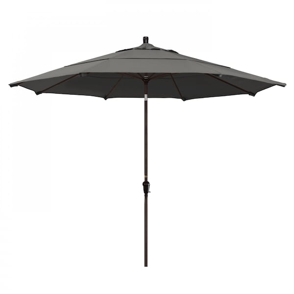 California Umbrella Patio Umbrella, Octagon, 110.5" H, Sunbrella Fabric, Charcoal 194061037478 - main