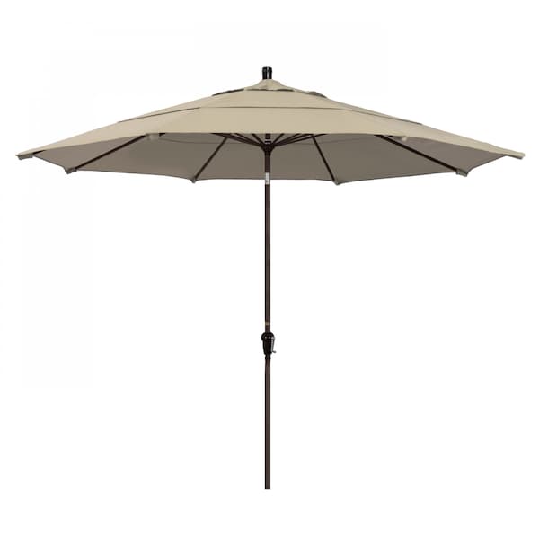 California Umbrella Patio Umbrella, Octagon, 110.5" H, Sunbrella Fabric, Beige 194061037591 - main