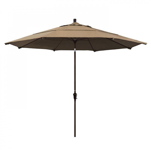 California Umbrella Patio Umbrella, Octagon, 110.5" H, Sunbrella Fabric, Heather Beige 194061037690
