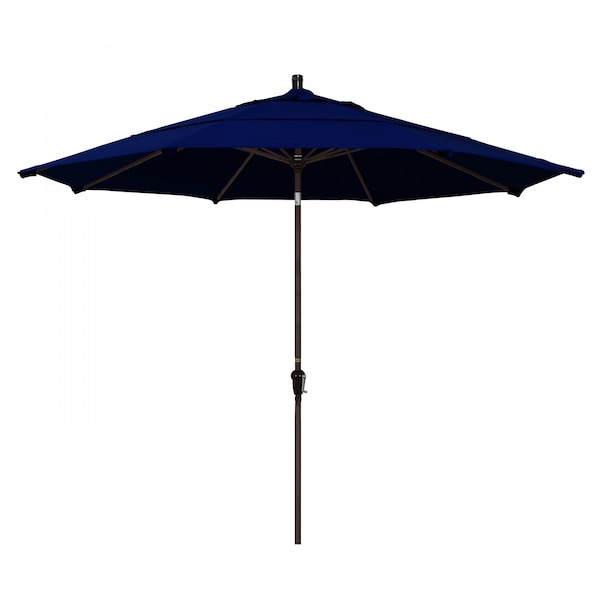 March Patio Umbrella, Octagon, 110.5" H, Sunbrella Fabric, True Blue SDAU118117-5499-DWV
