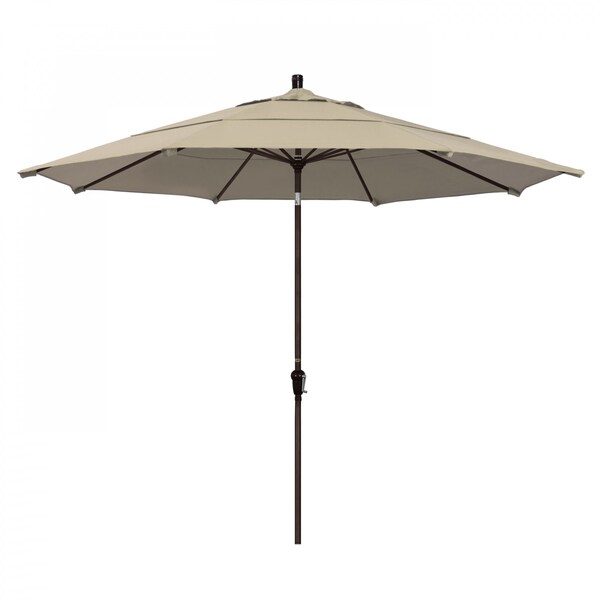 March Patio Umbrella, Octagon, 110.5" H, Pacifica Fabric, Beige SDAU118117-SA22-DWV