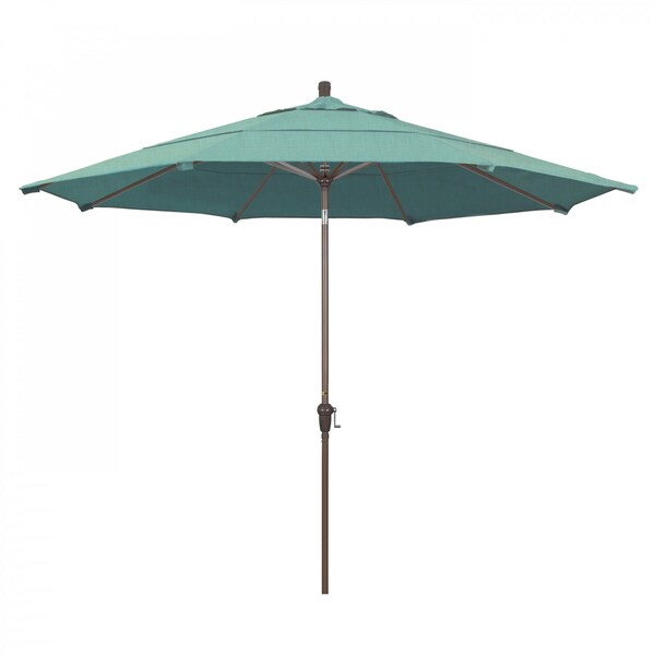 March Patio Umbrella, Octagon, 110.5" H, Sunbrella Fabric, Spectrum Mist SDAU118900-48020-DWV