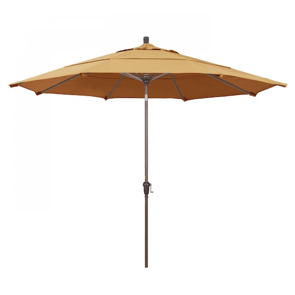 March Patio Umbrella, Octagon, 110.5" H, Sunbrella Fabric, Wheat SDAU118900-5414-DWV