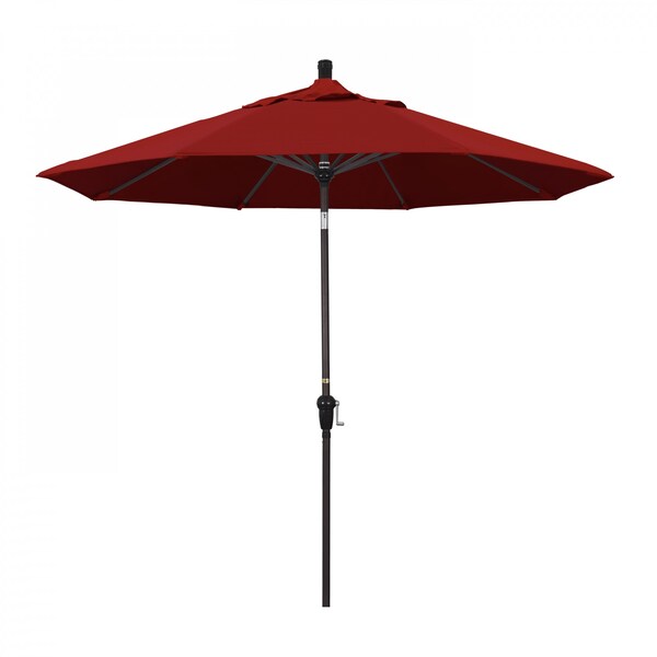 California Umbrella Patio Umbrella, Octagon, 102.38" H, Sunbrella Fabric, Jockey Red 194061039014 - main