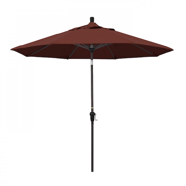 California Umbrella Patio Umbrella, Octagon, 102.38" H, Sunbrella Fabric, Henna 194061039069 - main