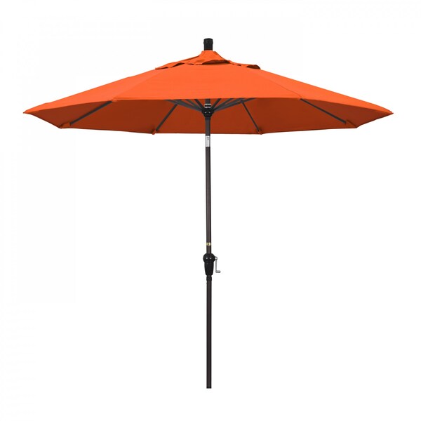 California Umbrella Patio Umbrella, Octagon, 102.38" H, Sunbrella Fabric, Melon 194061039113