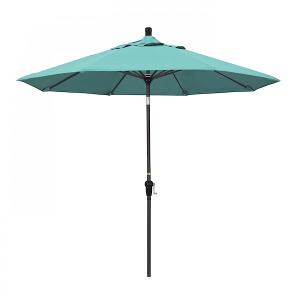 California Umbrella Patio Umbrella, Octagon, 102.38" H, Sunbrella Fabric, Aruba 194061039120 - main