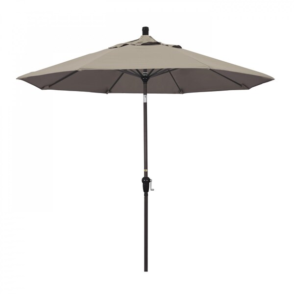 California Umbrella Patio Umbrella, Octagon, 102.38" H, Sunbrella Fabric, Taupe 194061039236 - main
