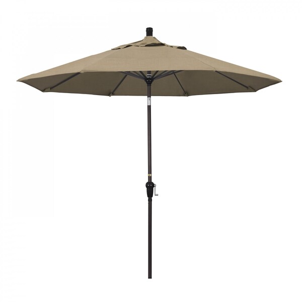 March Patio Umbrella, Octagon, 102.38" H, Sunbrella Fabric, Heather Beige SDAU908117-5476