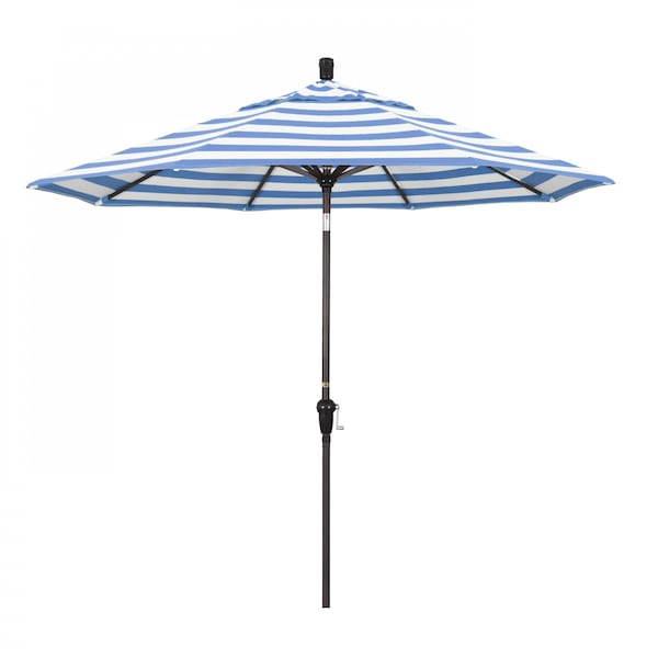 California Umbrella Patio Umbrella, Octagon, 102.38" H, Sunbrella Fabric, Cabana Regatta 194061039366 - main