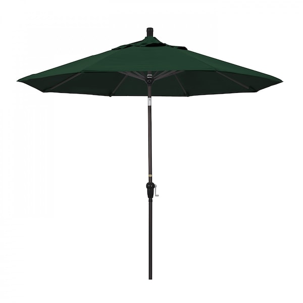 California Umbrella Patio Umbrella, Octagon, 102.38" H, Olefin Fabric, Hunter Green 194061039434 - main