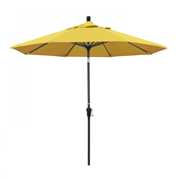 California Umbrella Patio Umbrella, Octagon, 102.38" H, Olefin Fabric, Lemon 194061039472 - main