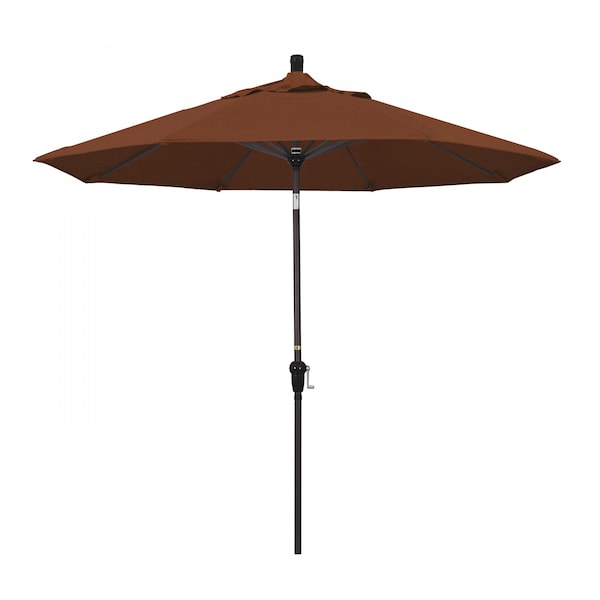 California Umbrella Patio Umbrella, Octagon, 102.38" H, Olefin Fabric, Terracotta 194061039533 - main